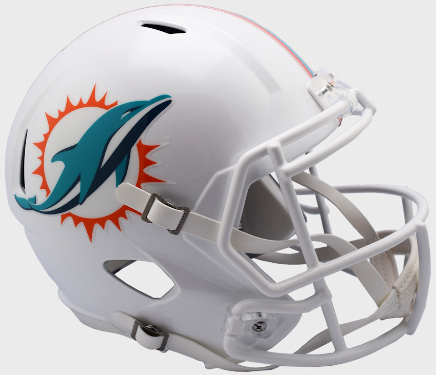Miami Dolphins Speed Replica Football Helmet