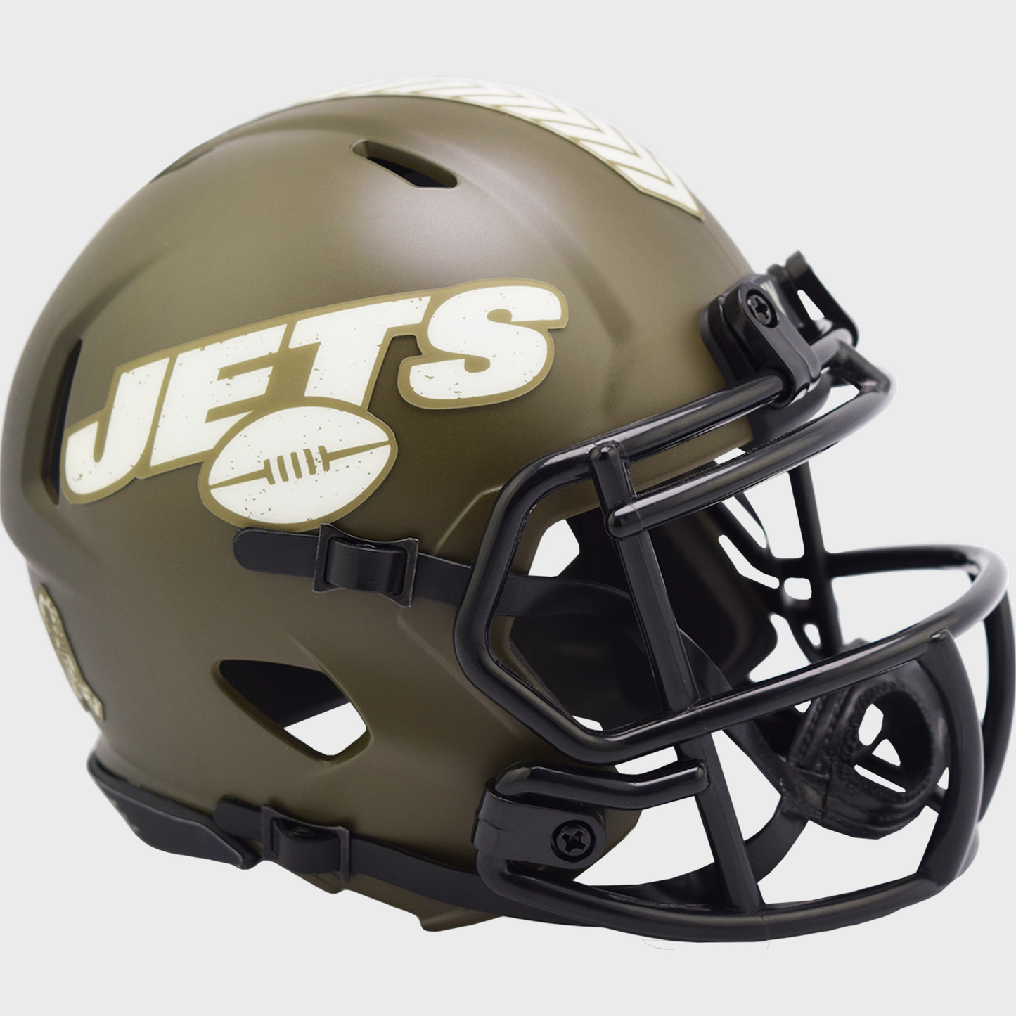 New York Jets NFL Mini Speed Football Helmet SALUTE TO SERVICE