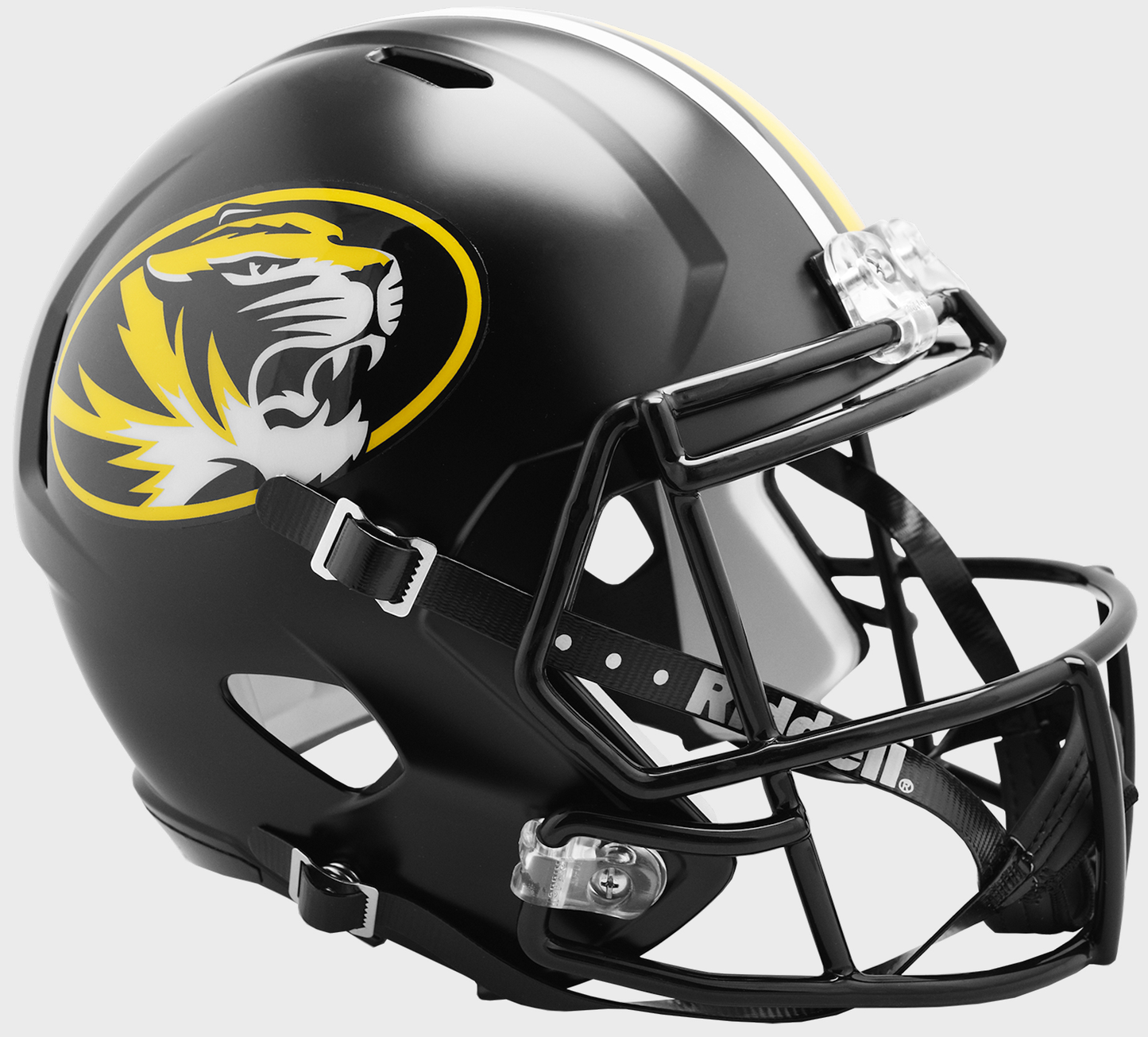 Missouri Tigers Speed Replica Football Helmet Anodized Black