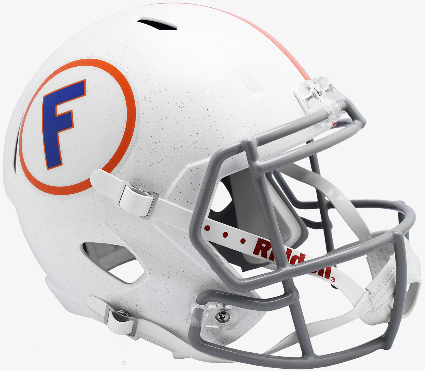 Florida Gators Speed Throwback Replica Football Helmet White w/Gray Mask