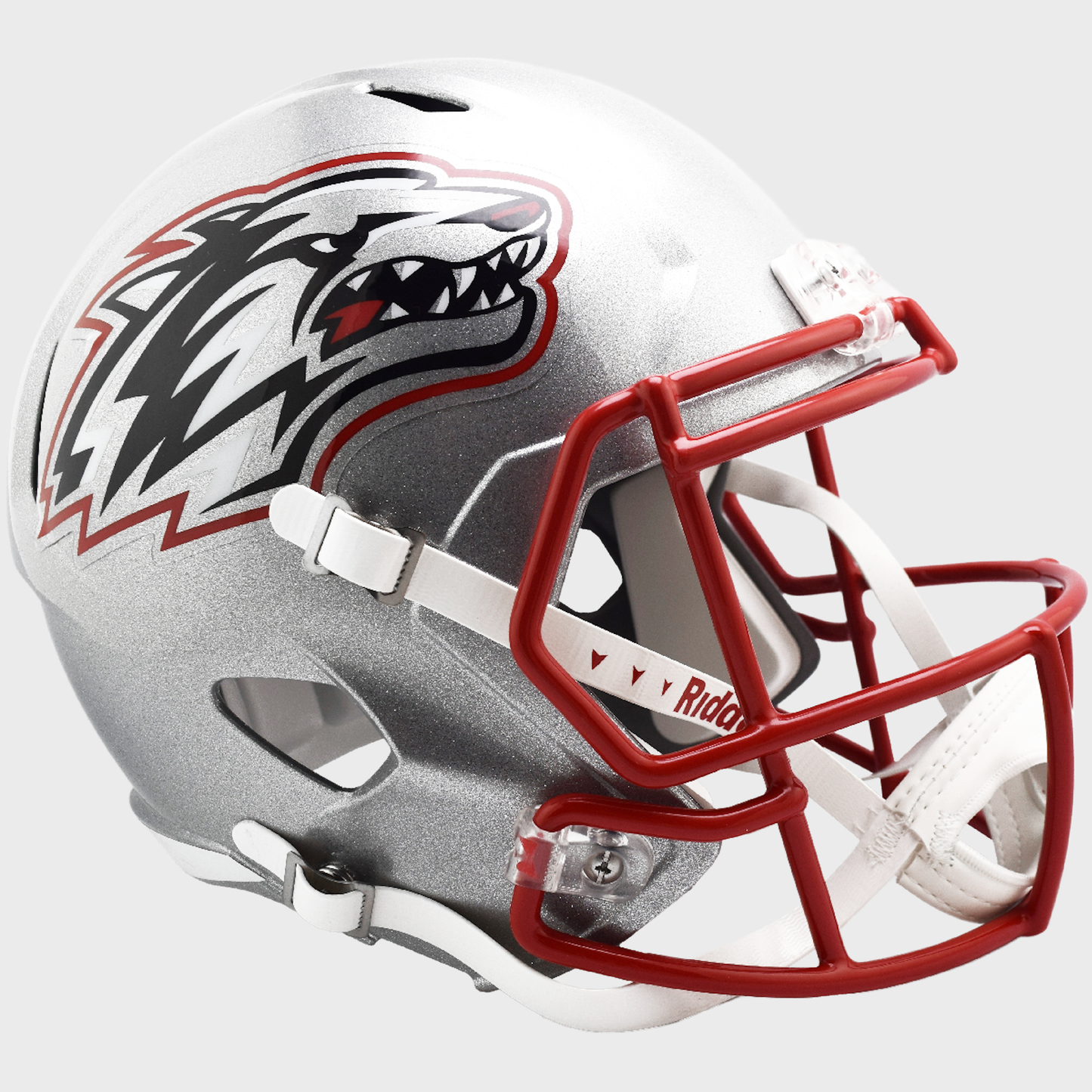 New Mexico Lobos Speed Replica Football Helmet Silver