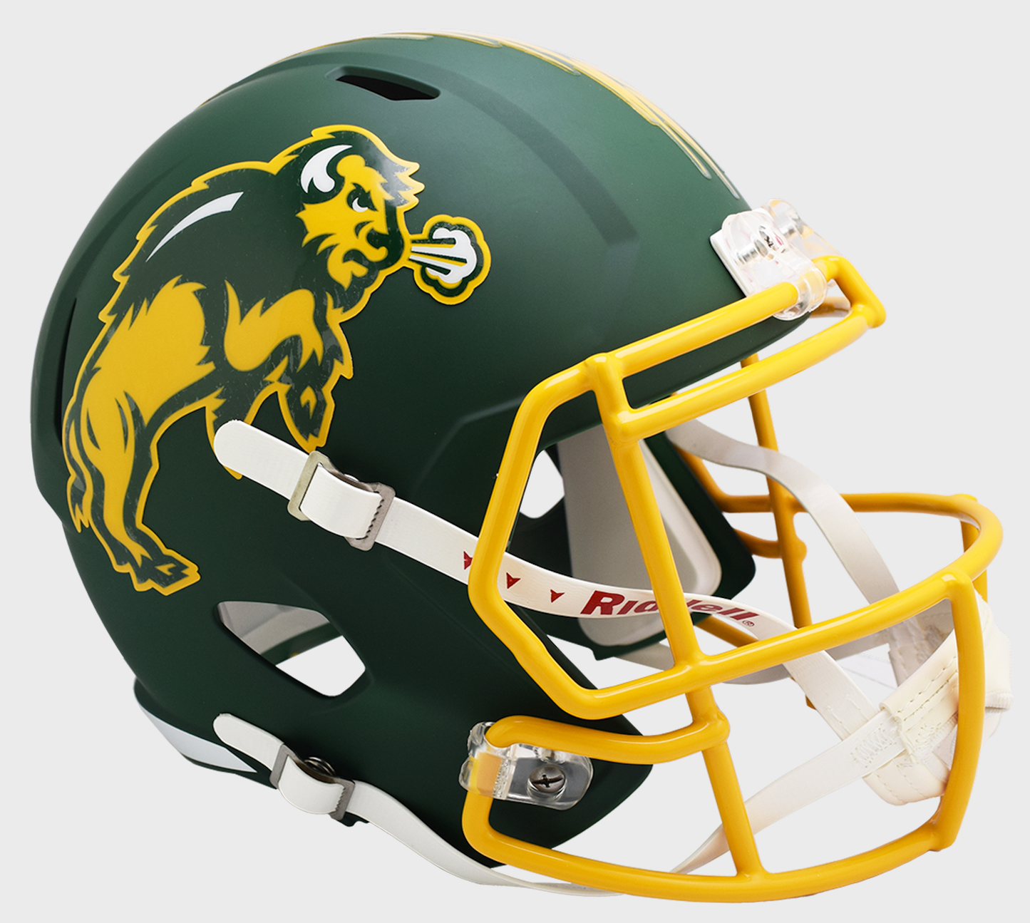 North Dakota State Bison Speed Replica Football Helmet Flat Green
