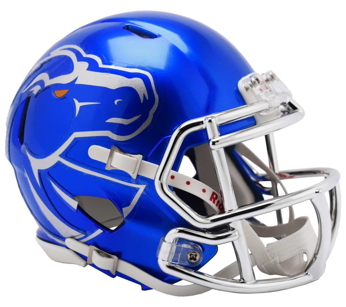 Boise State Broncos NCAA Mini Speed Football Helmet Blue Metallic
