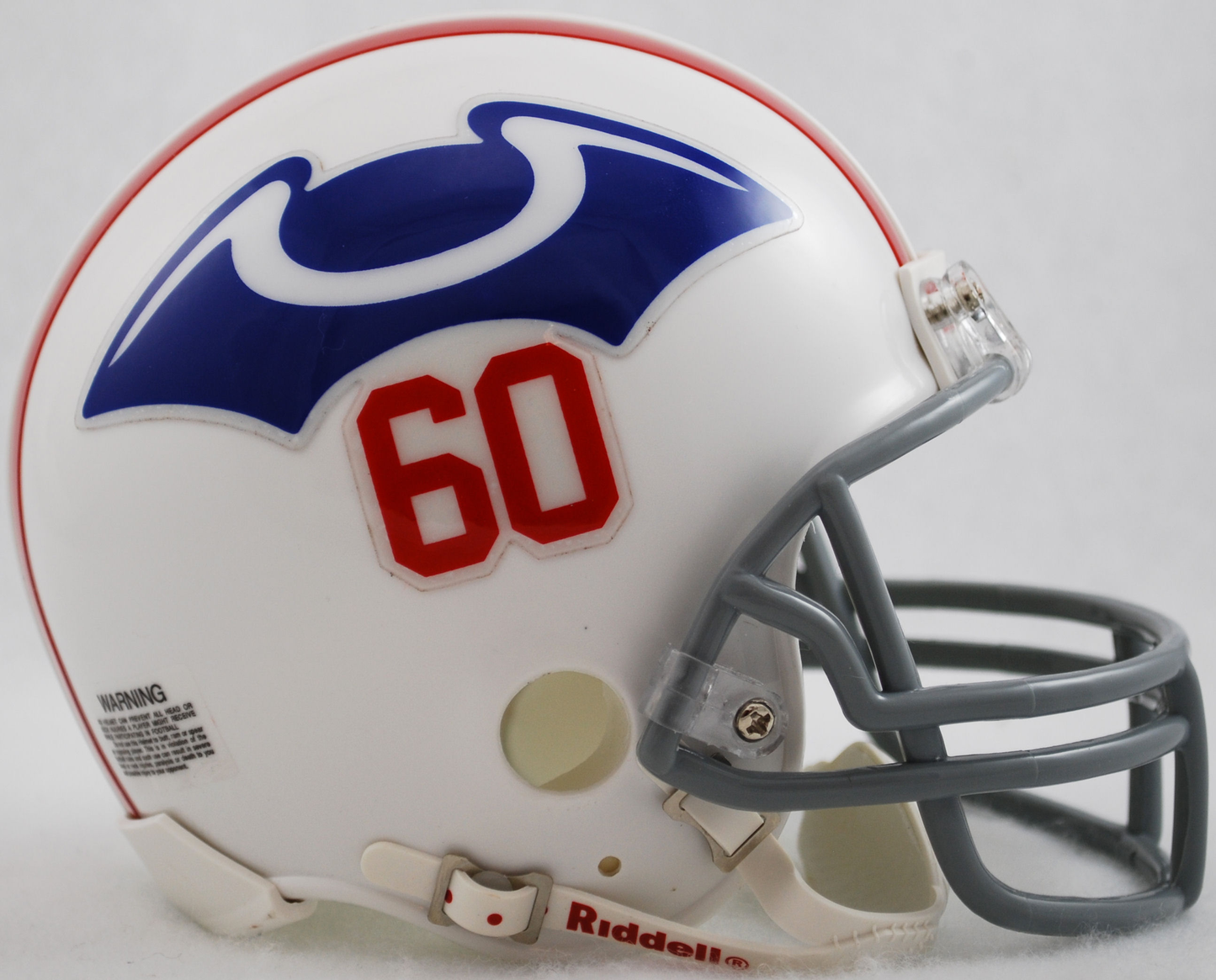New England Patriots 1960 Riddell Mini Replica Throwback Helmet Limited Edition