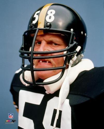 Jack Lambert Pittsburgh Steelers Riddell Mini Helmet with Black Metal NJOP Mask