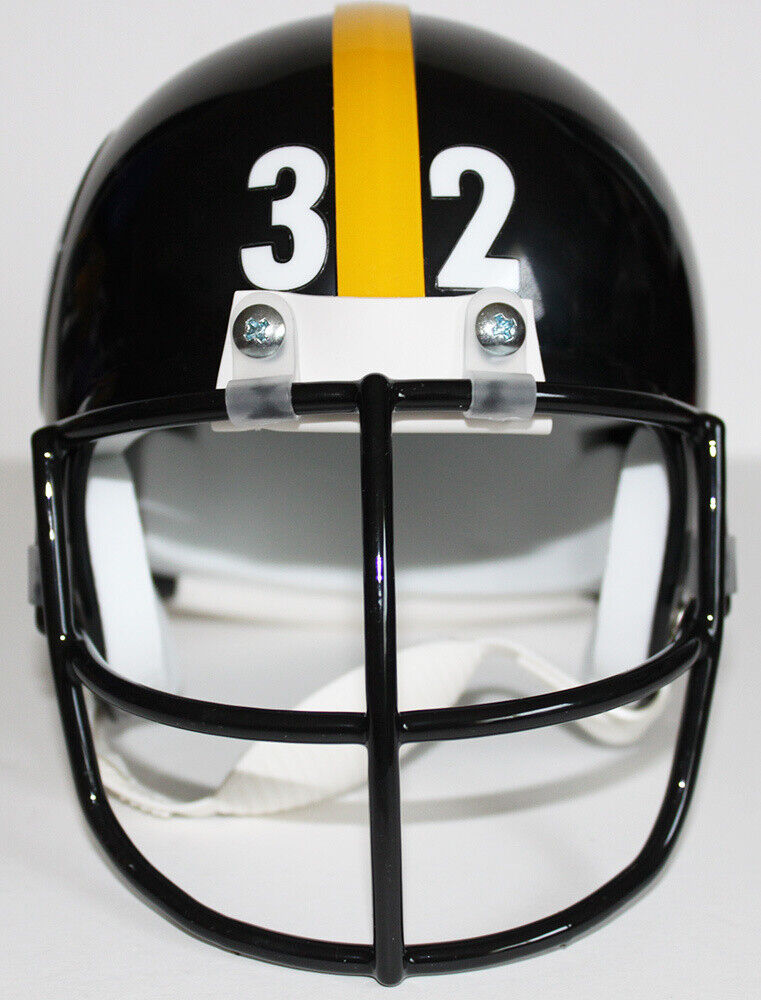 Franco Harris Pittsburgh Steelers Riddell Mini Helmet Black Metal Mask