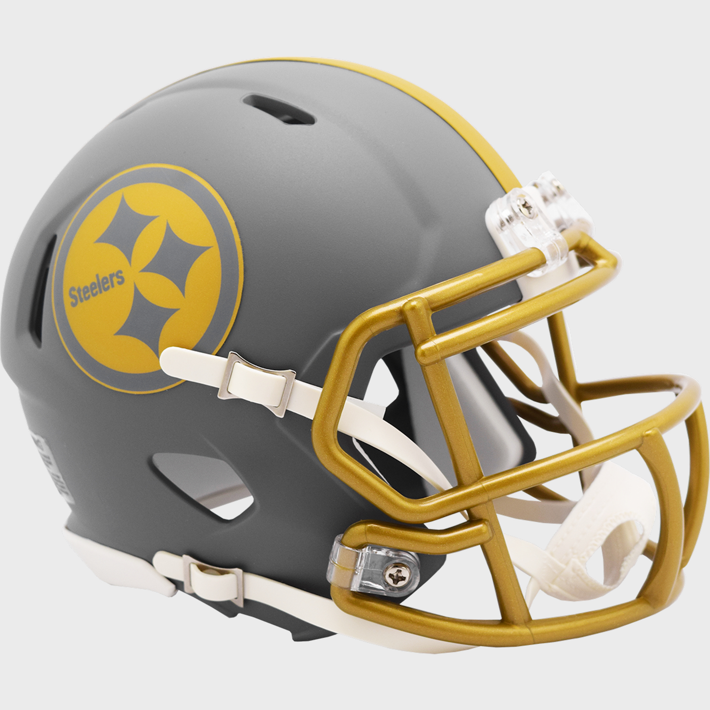 Pittsburgh Steelers NFL Mini Speed Football Helmet SLATE