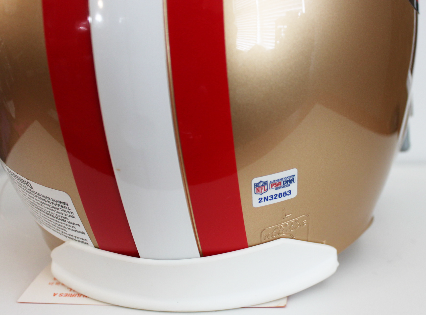 Steve Young San Francisco 49ers Signed Authentic Full Size Proline Helmet with HOF Inscription
