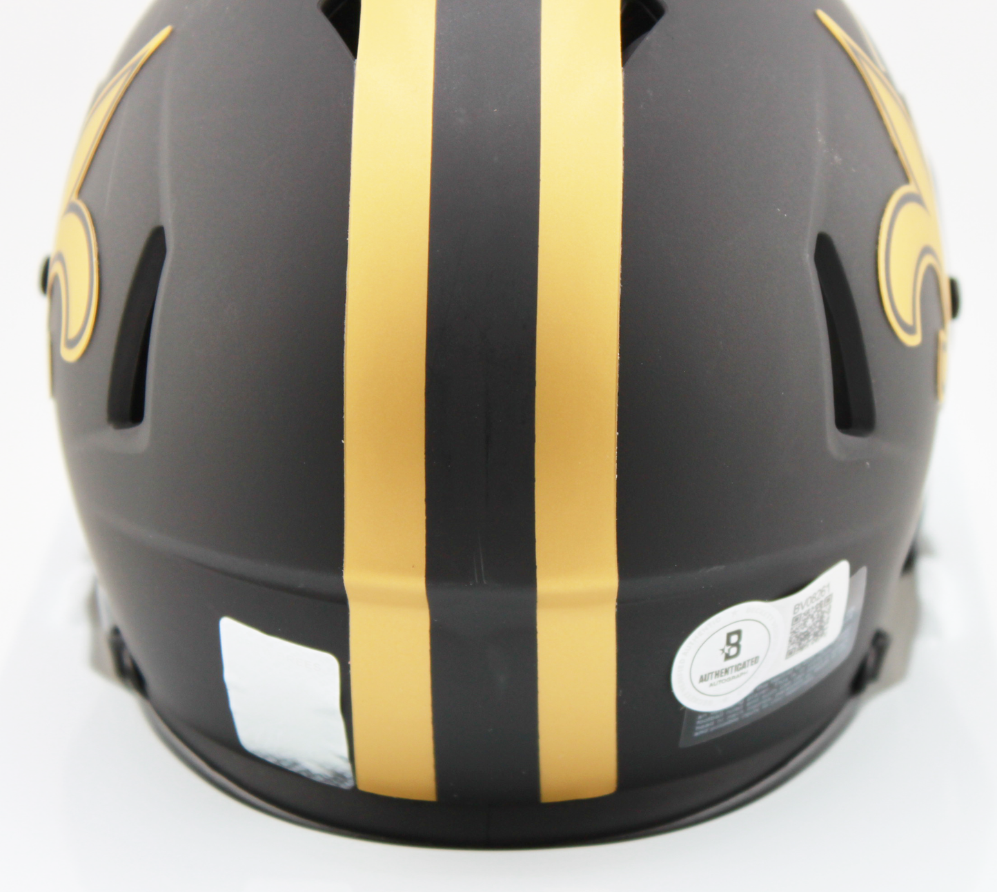 Drew Brees Signed New Orleans Saints Signed Lunar Eclipse Mini Helmet w/ Inscription