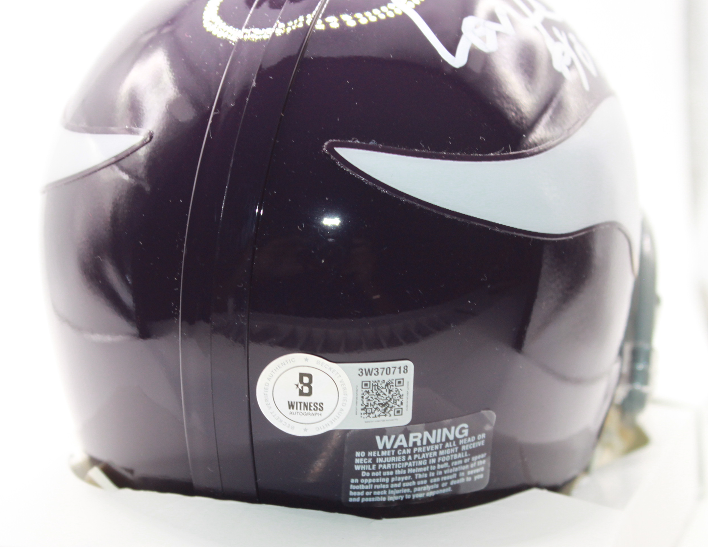 Carl Eller Minnesota Vikings Signed VSR4 Mini Helmet