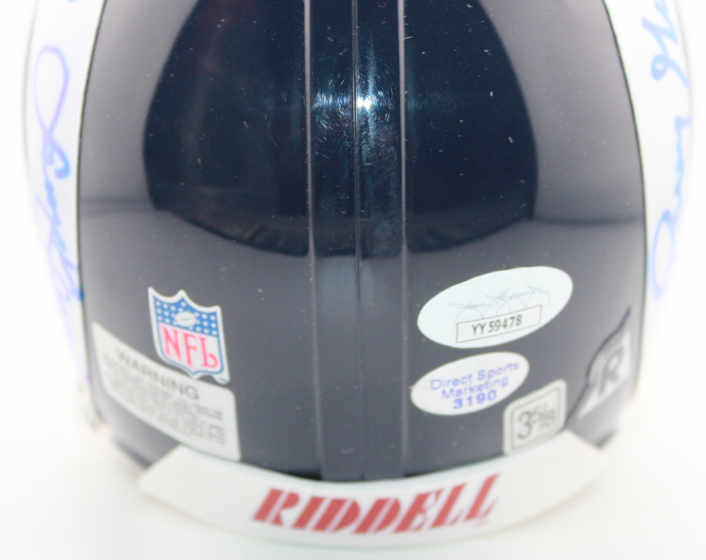 Fearsome Foursome Signed Los Angeles Rams TB Riddell Mini Helmet