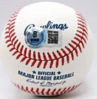 Michael Kay Sterling Waldman Signed OMLB Baseball "Voices of Yankees" - Beckett