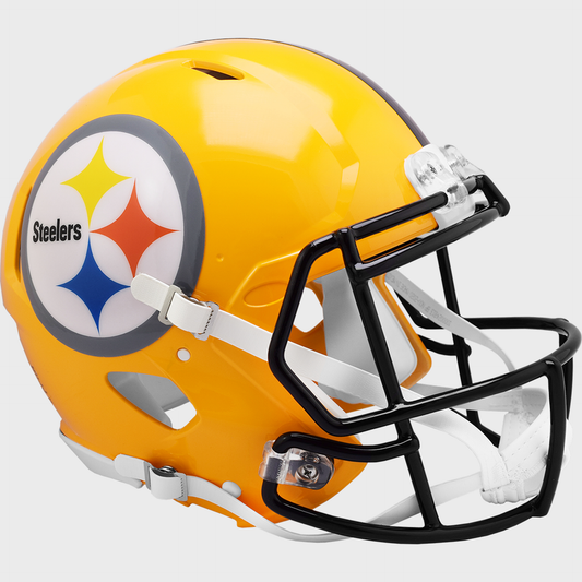 Pittsburgh Steelers Gold Speed Throwback Football Helmet