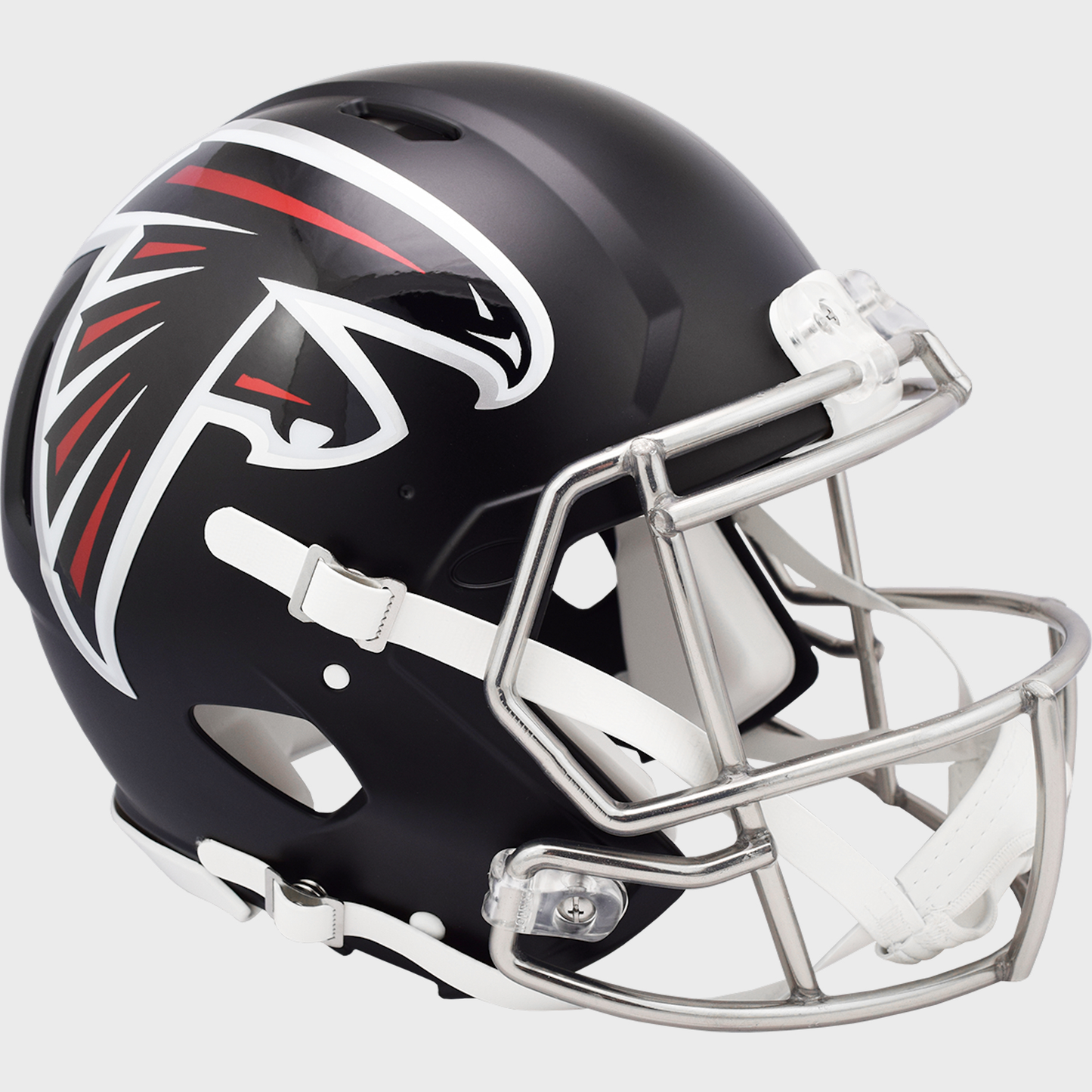 Atlanta Falcons Speed Football Helmet Satin Nickel Mask