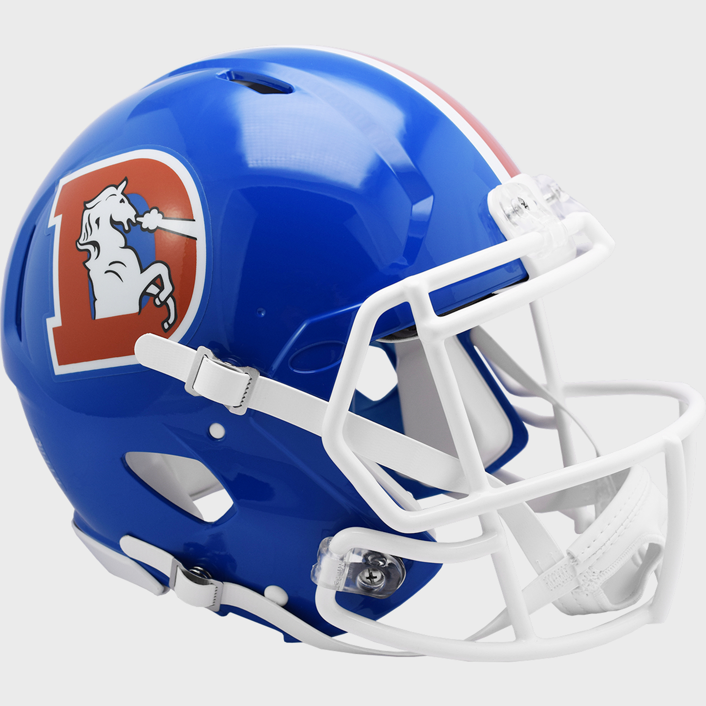 Denver Broncos 1975 to 1996 Speed Throwback Football Helmet