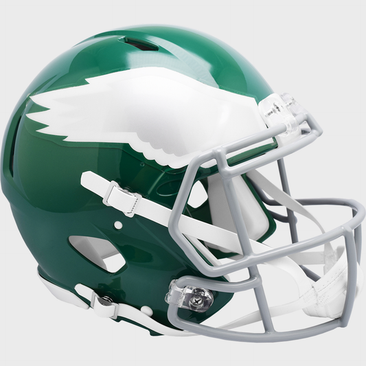 Philadelphia Eagles 1974 to 1995 Speed Throwback Football Helmet