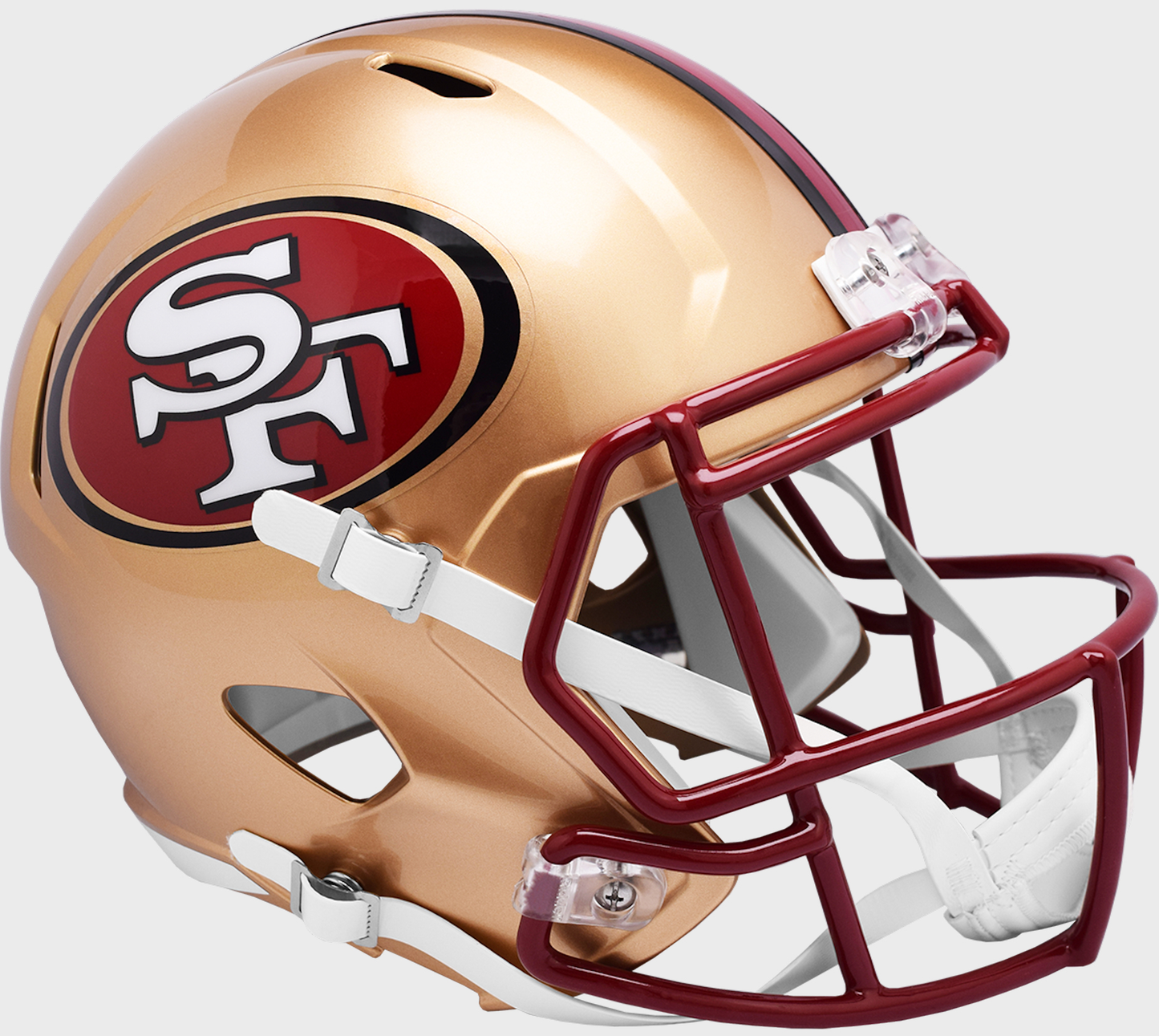 San Francisco 49ers 1996 to 2008 Speed Replica Throwback Helmet