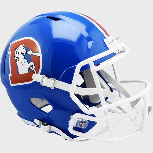Denver Broncos 1975 to 1996 Speed Replica Throwback Helmet
