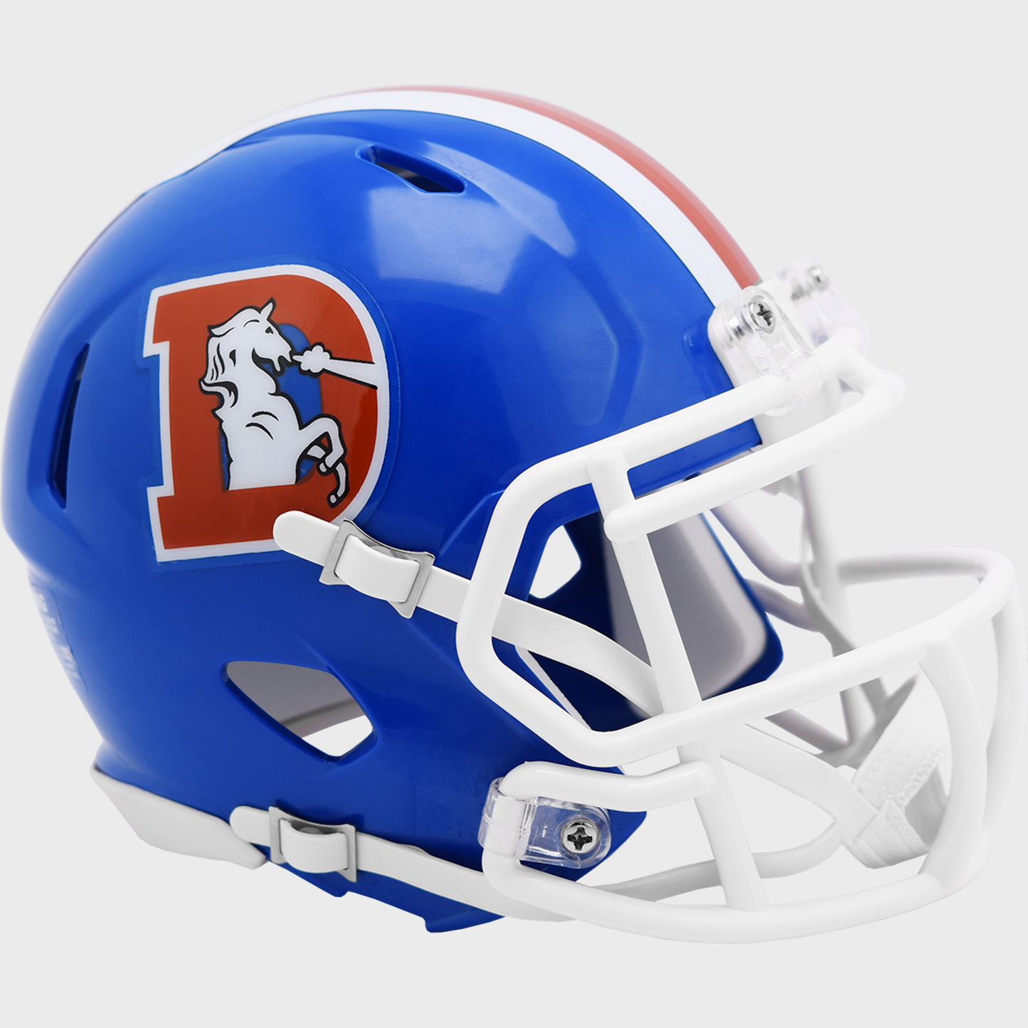 Denver Broncos 1975 to 1996 Riddell Mini Speed Throwback Helmet