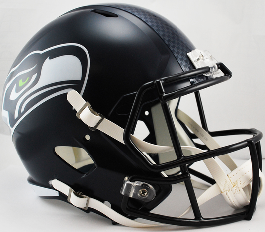 Seattle Seahawks Speed Replica Football Helmet Matte Navy