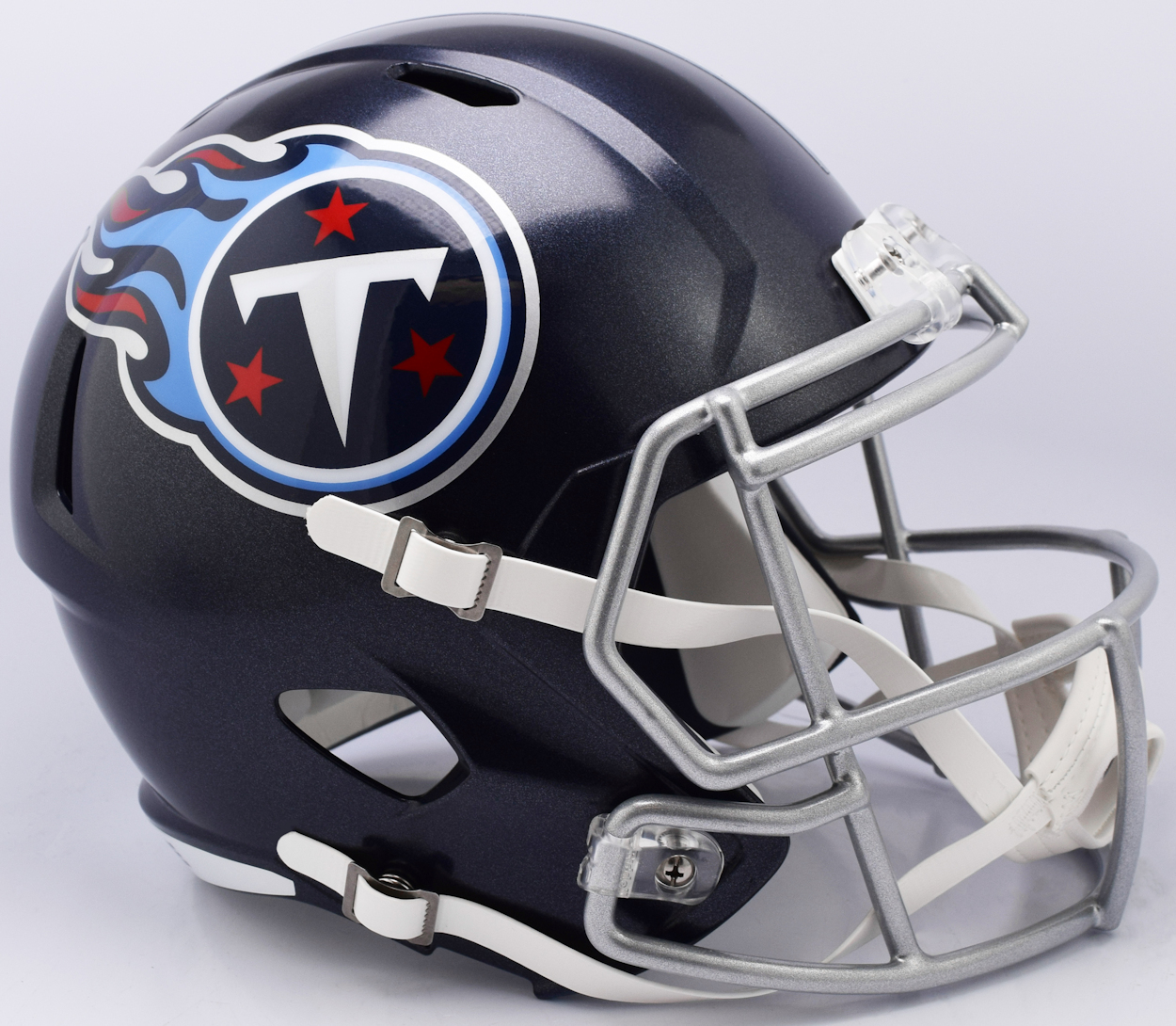 Tennessee Titans Speed Replica Football Helmet Satin Navy Metallic