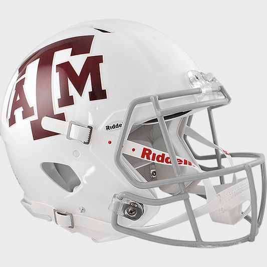 Texas A&M Aggies Speed Football Helmet White