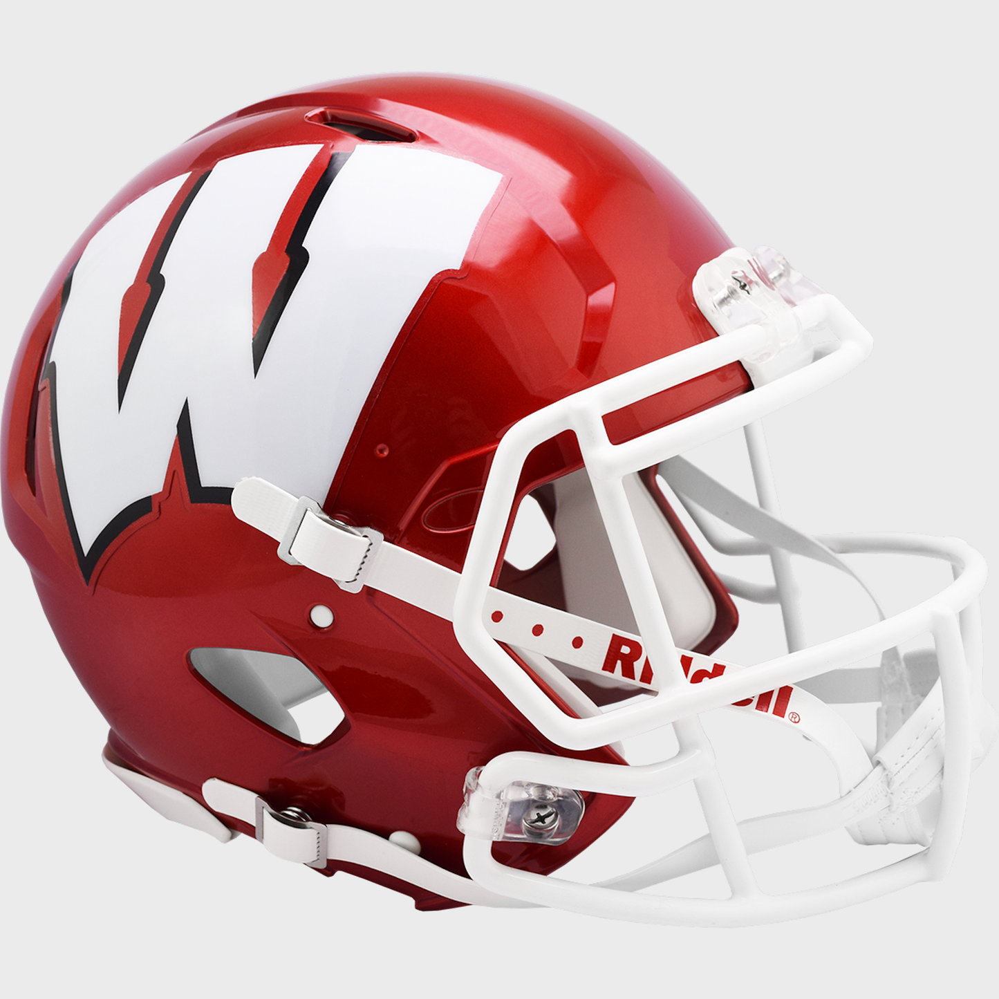 Wisconsin Badgers Speed Football Helmet FLASH