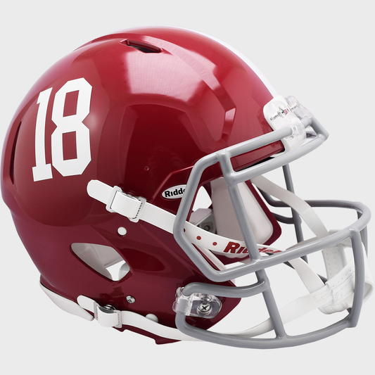 Alabama Crimson Tide Speed Football Helmet #18