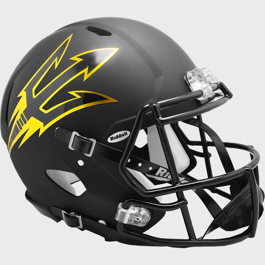 Arizona State Sun Devils Speed Football Helmet Satin Black