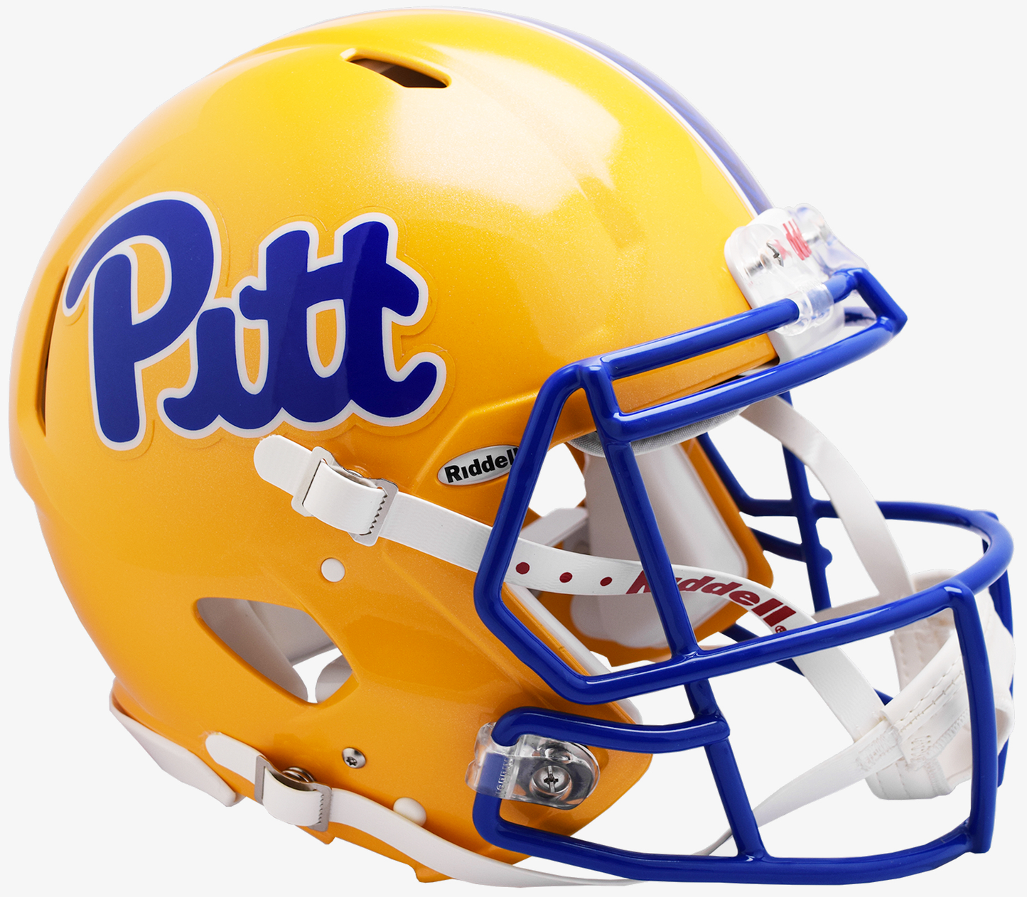 Pittsburgh Panthers Speed Football Helmet Gold