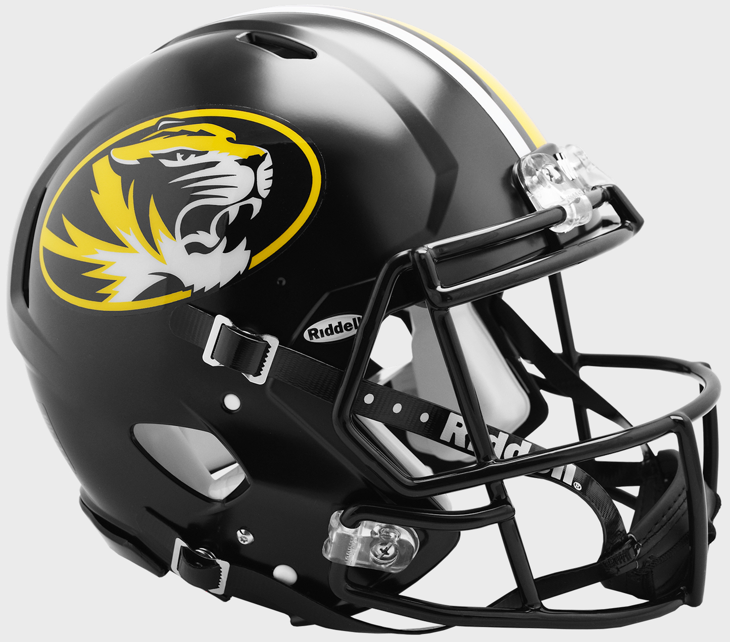 Missouri Tigers Speed Football Helmet Anodized Black