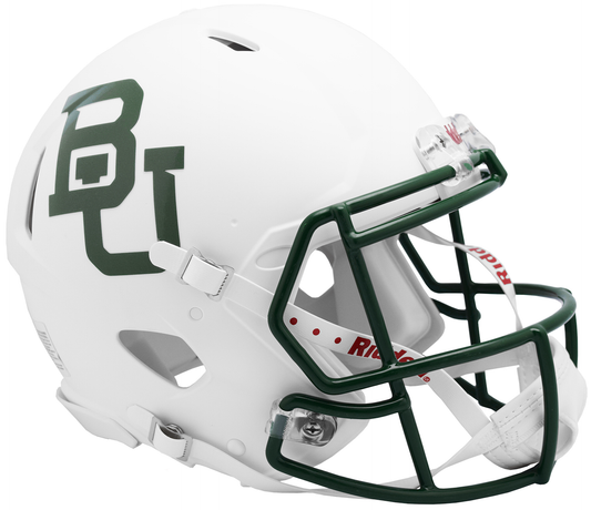 Baylor Bears Speed Football Helmet White Metallic