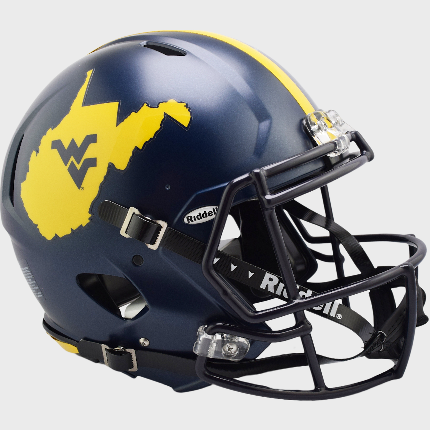 West Virginia Mountaineers Speed Football Helmet 2023 Country Roads