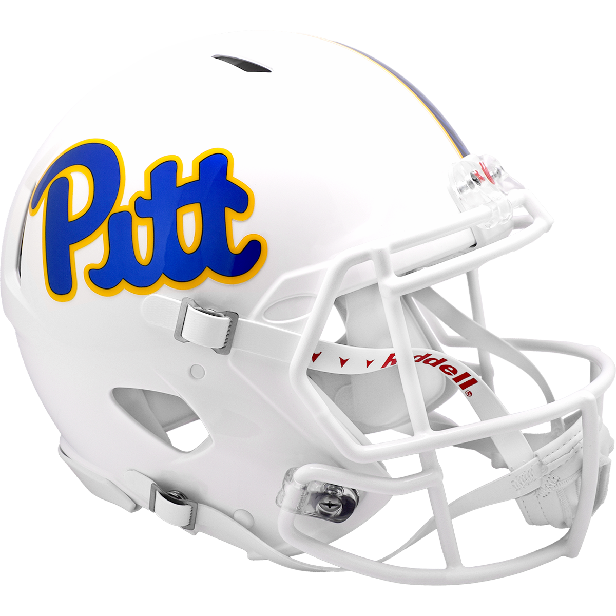 Pittsburgh Panthers Speed Football Helmet White