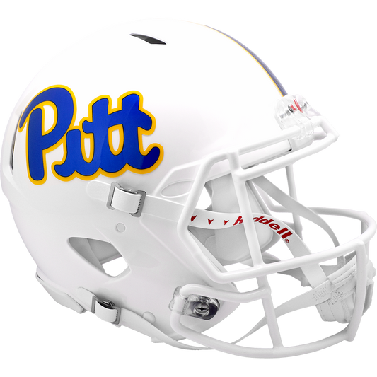 Pittsburgh Panthers Speed Football Helmet White