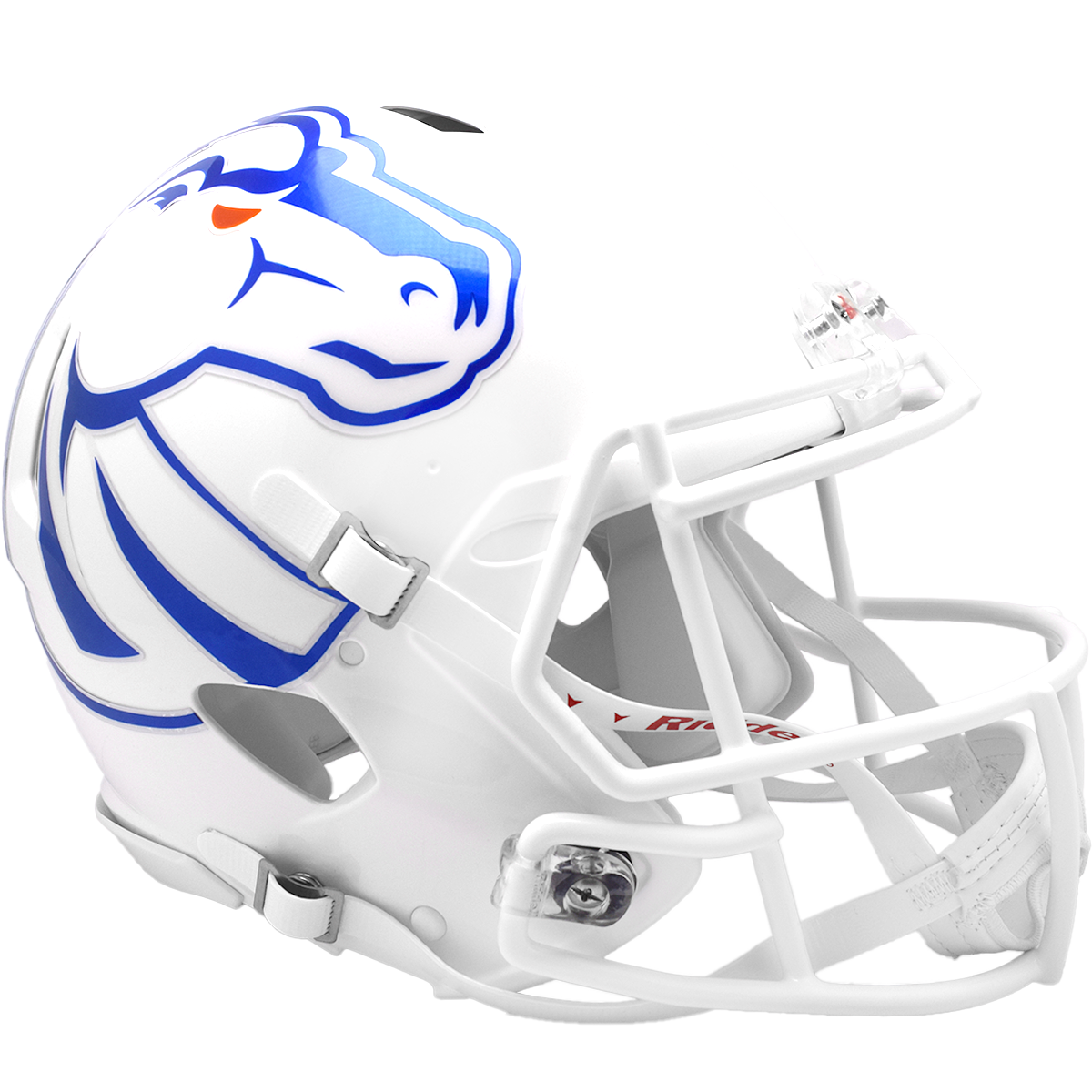 Boise State Broncos Speed Football Helmet White