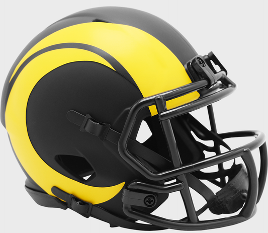 Los Angeles Rams NFL Mini Speed Football Helmet ECLIPSE SALE