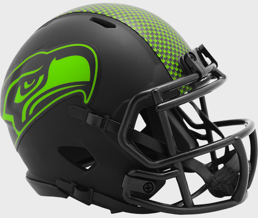 Seattle Seahawks NFL Mini Speed Football Helmet ECLIPSE