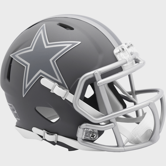 Dallas Cowboys NFL Mini Speed Football Helmet SLATE