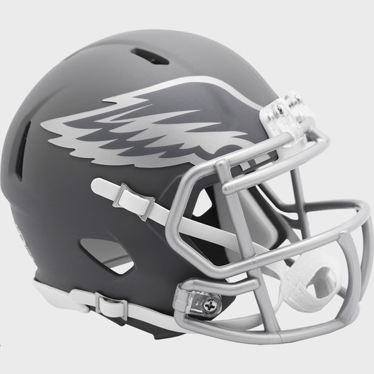 Philadelphia Eagles NFL Mini Speed Football Helmet SLATE