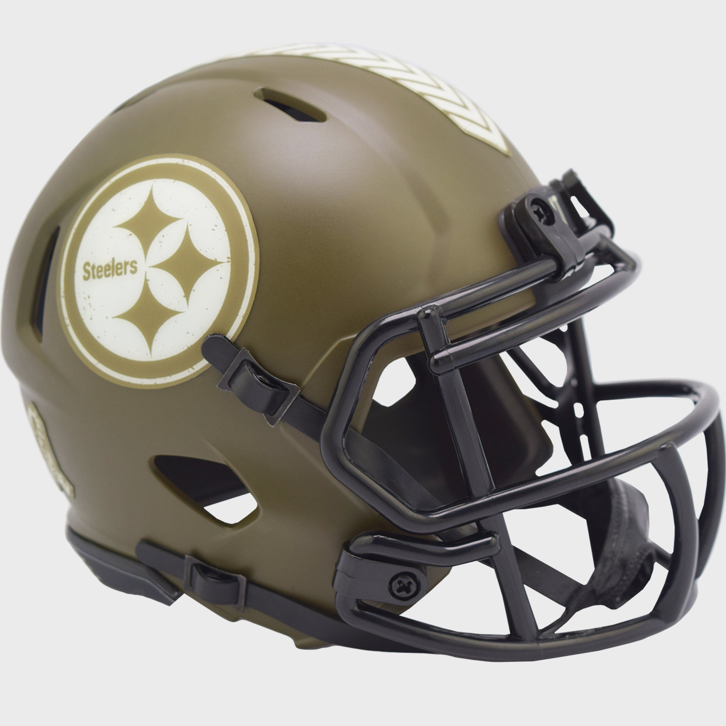 Pittsburgh Steelers Speed Football Helmet SALUTE TO SERVICE
