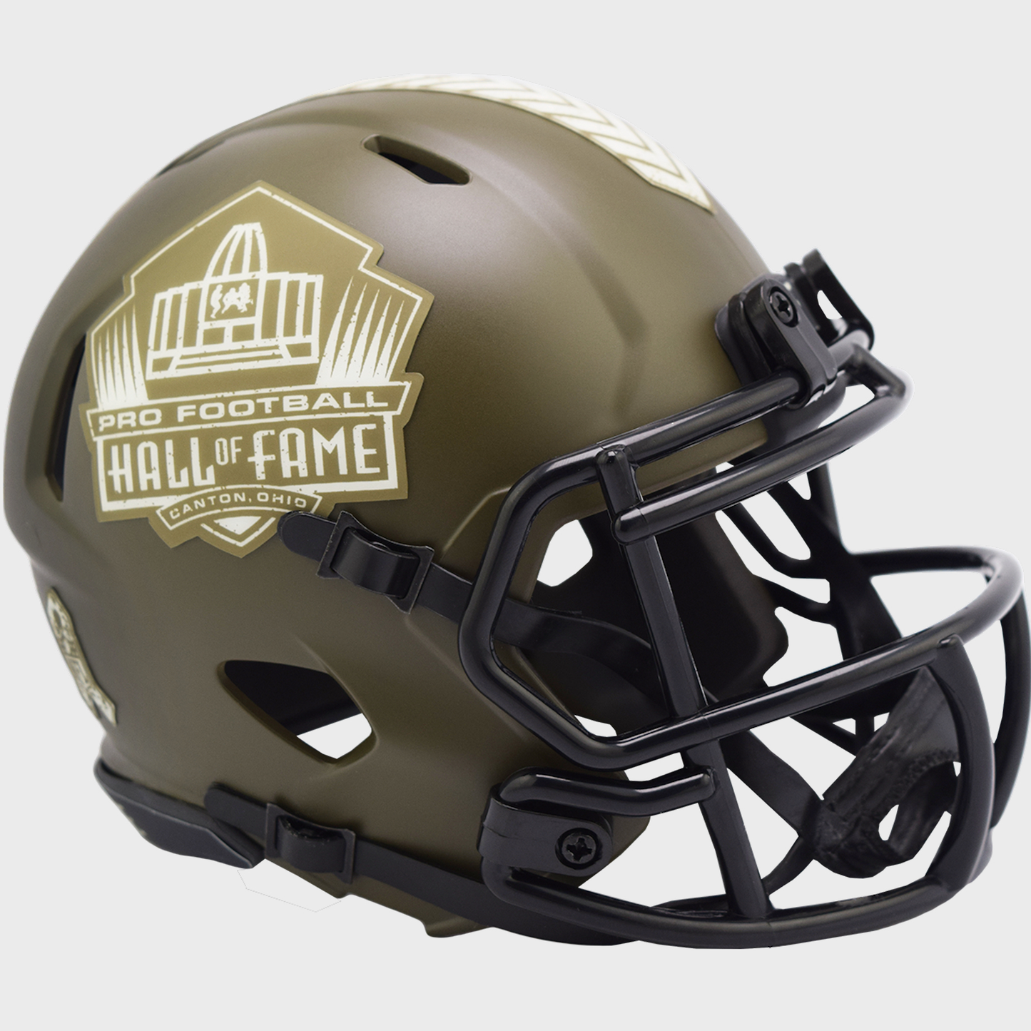 NFL Hall of Fame NFL Mini Speed Football Helmet SALUTE TO SERVICE