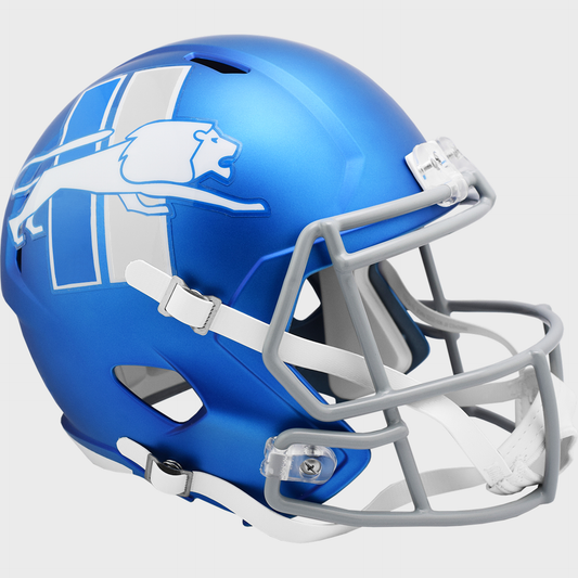 Detroit Lions Speed Replica Football Helmet 2023 Alternate On-Field