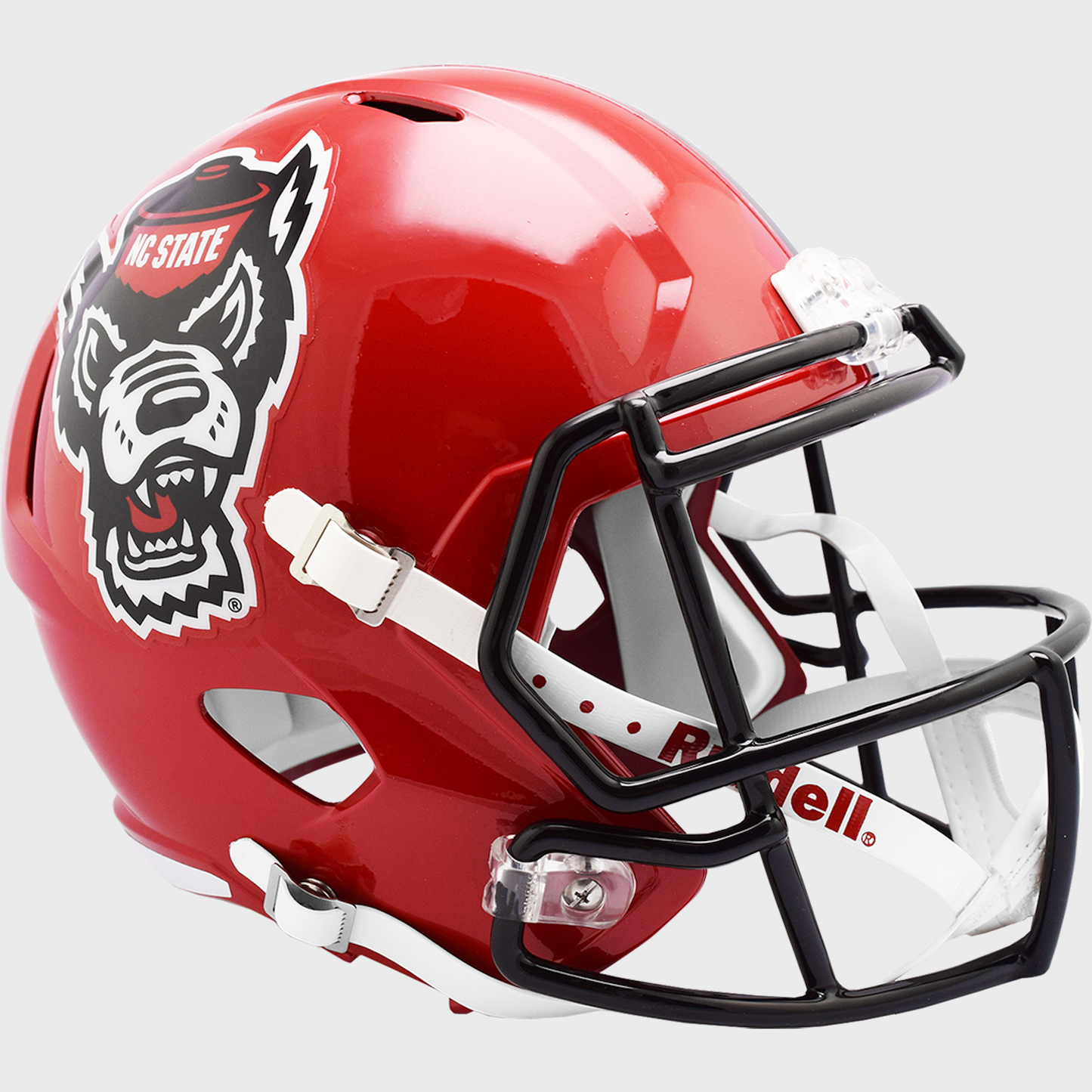 North Carolina State Wolfpack Speed Replica Football Helmet 2018 Red Tuffy