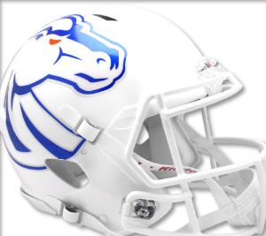 Boise State Broncos Speed Replica Football Helmet White
