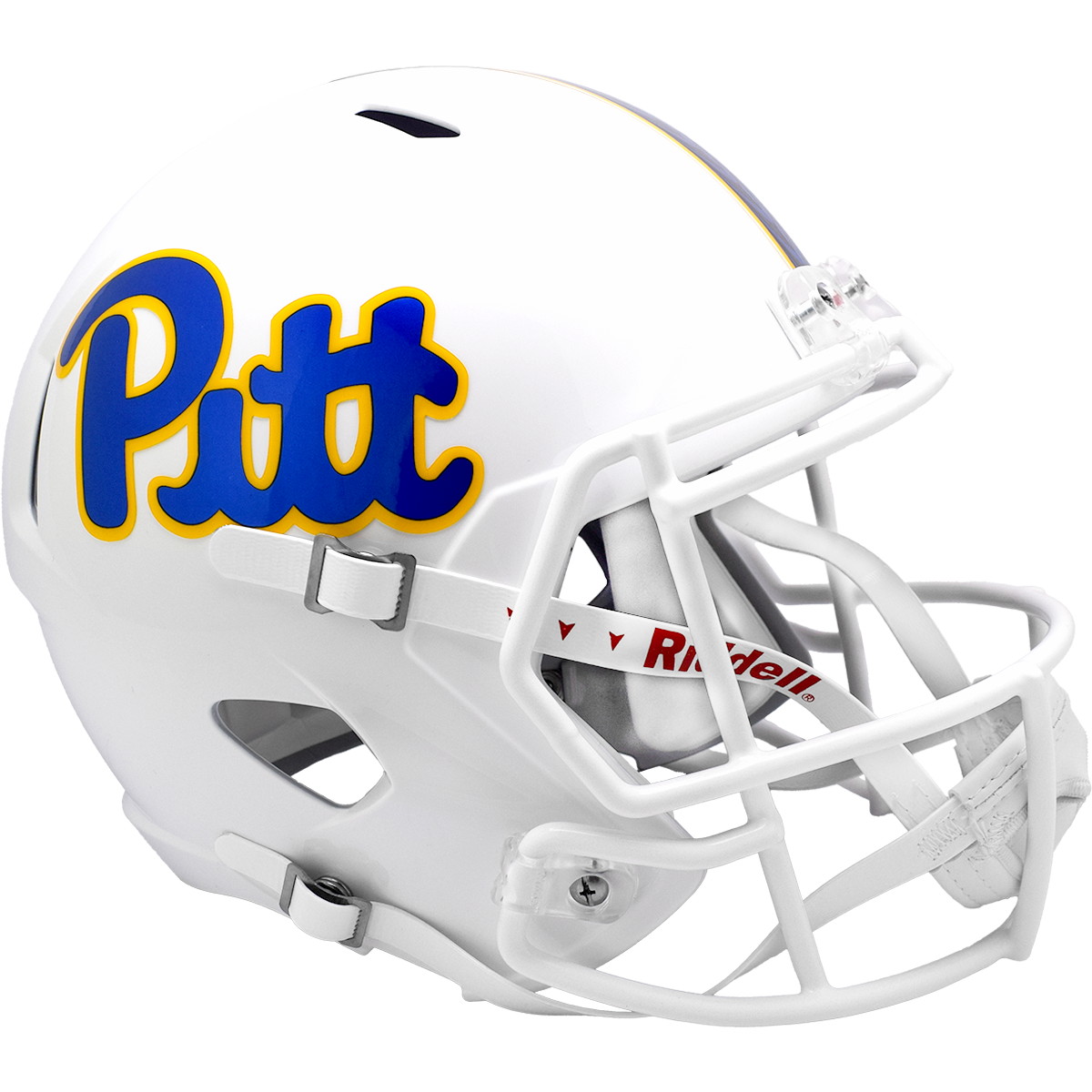 Pittsburgh Panthers Speed Replica Football Helmet White