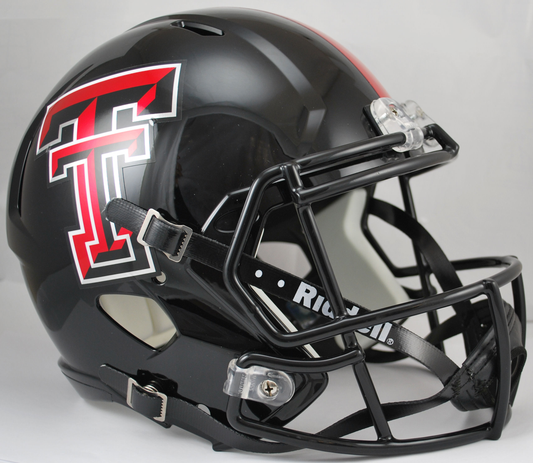 Texas Tech Red Raiders Speed Replica Football Helmet Chrome Decal