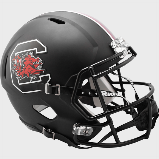 South Carolina Gamecocks Speed Replica Football Helmet Matte Black
