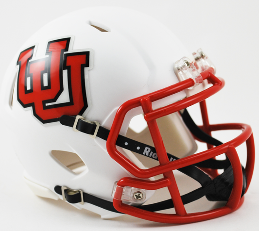 Utah Utes NCAA Mini Speed Football Helmet Interlocking UU
