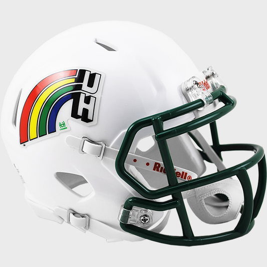 Hawaii Warriors NCAA Mini Speed Football Helmet Retro